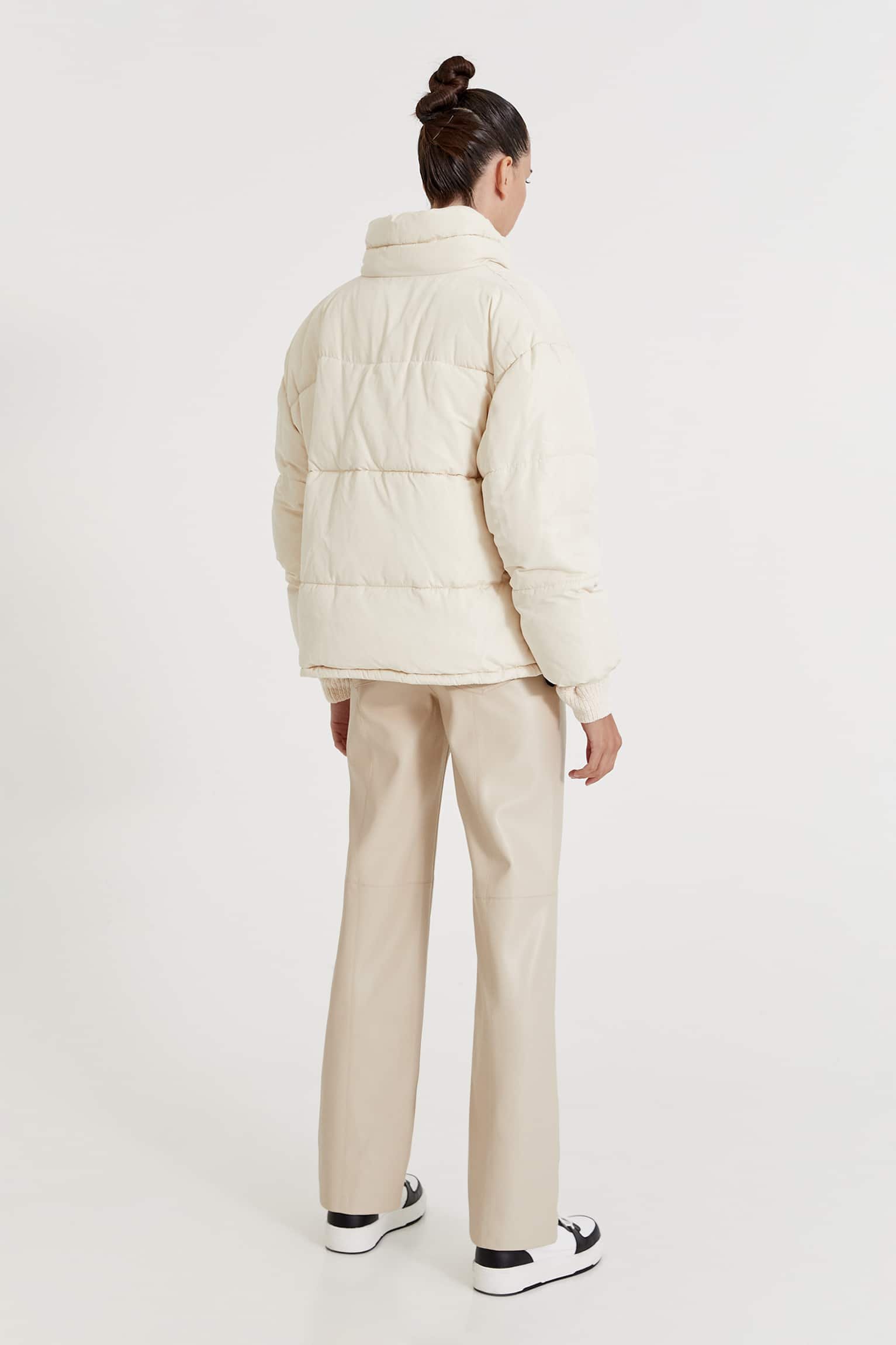Basic High-Neck Puff Jacket - Image 4